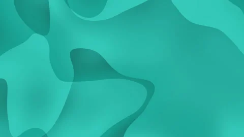 Abstract teal background with curved shapes. Stock Footage 280183089