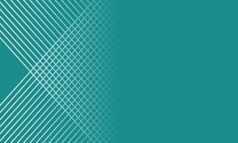 Abstract teal background with diagonal grid pattern transition Stock Illustration