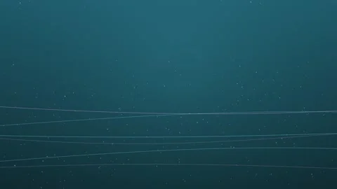 Abstract teal background with dynamic lines and subtle white particles Stock Footage 327337544