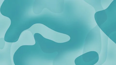 Abstract teal background features fluid organic shapes. Stock Footage 302273650