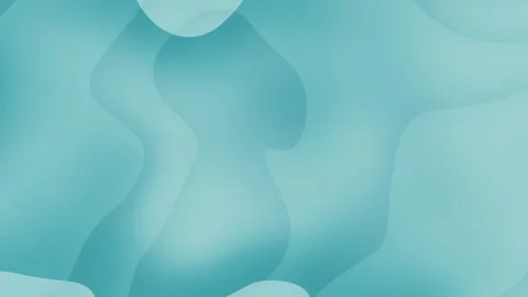 Abstract teal background features smooth organic shapes. Stock Footage 301762692