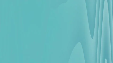 Abstract teal background features wavy gradient shapes. Stock Footage 304694620