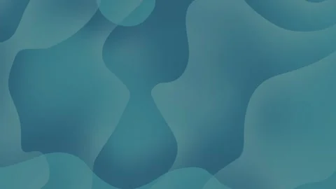 Abstract teal background with fluid shapes Stock Footage 300993832