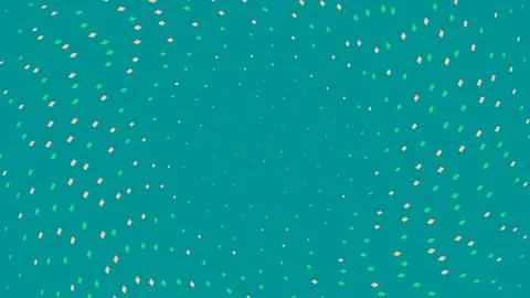 Abstract teal background with small colorful confetti dots 스톡 일러스트
