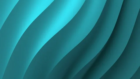 Abstract teal blue gradient background with curved lines ideal for presentations Stock Footage 312300593