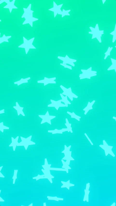 Abstract Teal Blue Green Gradient Background Falling Stars Vertical Display Stock Footage 310662208