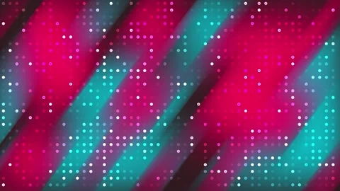 Abstract teal blue red background digital technology dotted lines pattern 4k Stock Footage 297344749