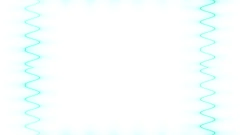 Abstract Teal Border Stock Footage 284400203