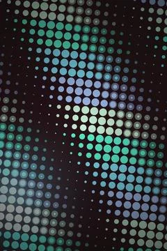 Abstract Teal Circle Pattern Stock Photos