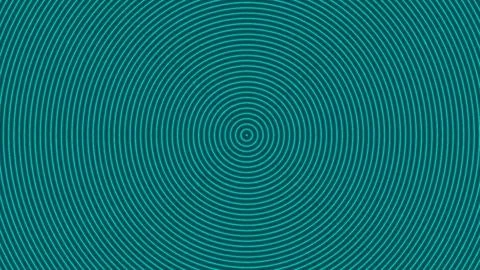 Abstract teal concentric circles background design 库存插图
