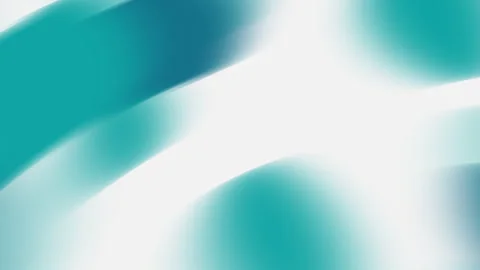 Abstract teal curves blend into white background. Stock Footage 302225496
