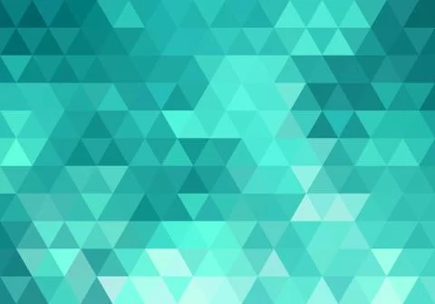 Abstract teal geometric background, vector Stock Illustration