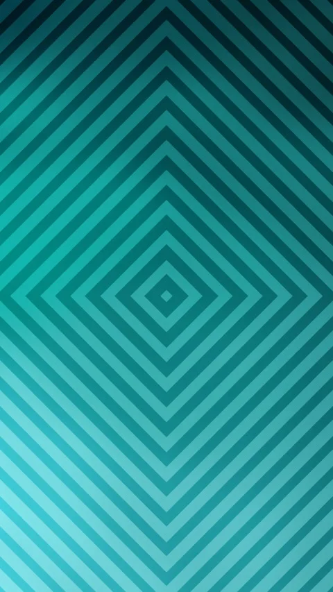 Abstract Teal Geometric Pattern Moving Through Layered Diamond Lines Видео 333980187