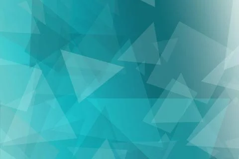Abstract teal geometric polygon pattern creates a modern, calm tech-inspire.. Stock Illustration