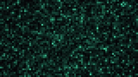 Abstract Teal Glitter Particles Flowing in Black Space with Center Gap Cine.. Stock Footage 341664712