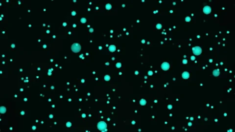 Abstract teal grid pattern on a dark background Video stock 308248260