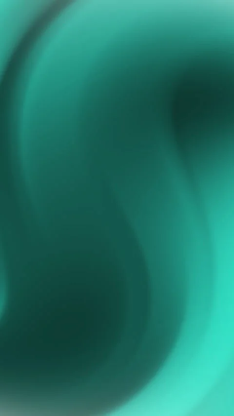 Abstract Teal Light Patterns Flowing in Soft Blurred Background Video stock 335027681