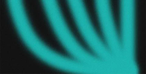 Abstract Teal Light Rays on Dark Grainy Background with Cinematic Film Nois.. Illustrazione stock