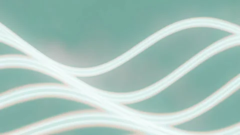 Abstract teal lines create a dynamic, blurred visual effect Stock Footage 325773077