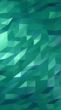Abstract teal low poly geometric background with faceted polygon shapes, sm.. Stock-Illustration