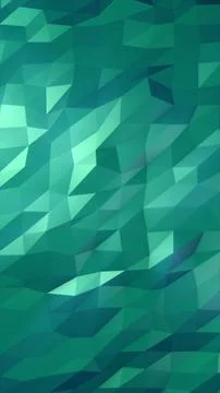 Abstract teal low poly geometric background with faceted polygon shapes, sm.. Stock Illustration