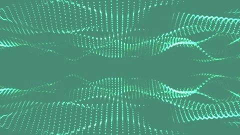 Abstract Teal Particle Field Motion Background with Floating Dots Stock Footage 337068089