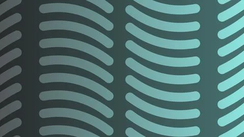 Abstract Teal Pattern Featuring Parallel Curved Lines in a Gradient Backgroun Stock Illustration