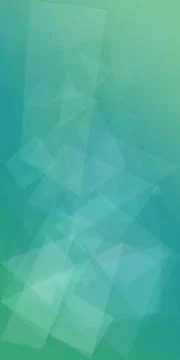 Abstract teal polygon background with soft light gradients and geometric fa.. Illustrazione stock