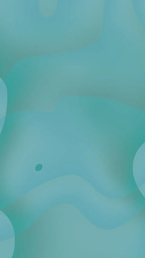 Abstract Teal Shapes Flowing Gently in Soft Gradient Background 動画素材 333939815