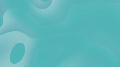 Abstract teal shapes form a calming fluid background. Stock Footage 301267405