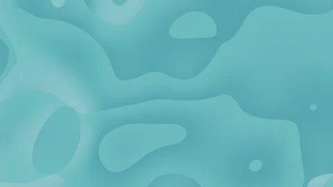 Abstract teal shapes form a smooth flowing gradient background. Stock Footage 315019622