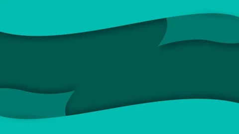 Abstract Teal Waves Background for Senior Healthcare and Wellness Presentat.. Stock Footage 340133174