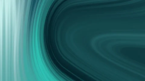 Abstract Teal Waves Flowing Across Smooth Digital Background Видео 333980675