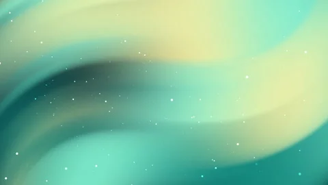 Abstract Teal Waves Motion Background with Stars Vídeo Stock 335915416