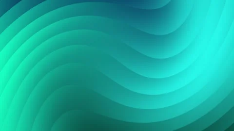 Abstract teal wavy line background animation, animated teal gradient background Video stock 303635208