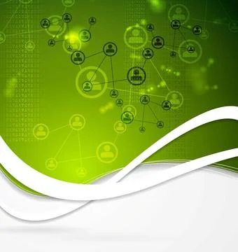 Abstract team tech concept design with waves Abstract team concept design ... Stock Photos