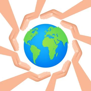 Abstract teamwork hands sign for concept design. Business concept. Teamwork Stock Illustration