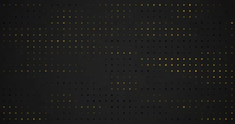 Abstract tech animated background with little yellow squares. Video stock 194490771
