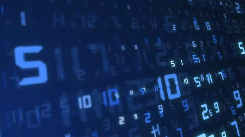 Abstract tech animation cyberspace encrypt prosess, artificial intelligence Stock Footage 201157129