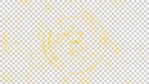 Abstract tech art with binary code and bitcoin on transparent BG. Stock Illustration