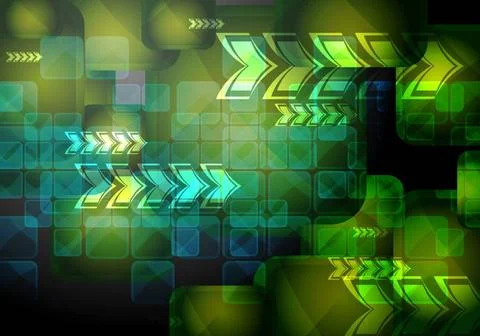 Abstract tech background with arrows Abstract tech background with arrows ... 스톡 사진