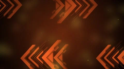 Abstract tech background with chevron arrows on dark gradient animation Video stock 329845713