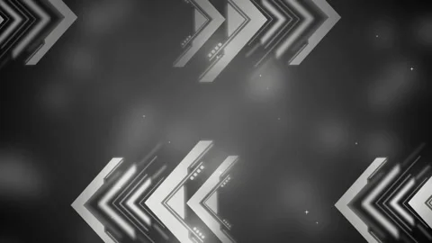 Abstract tech background with chevron arrows on dark gradient animation Stock Footage 329845717