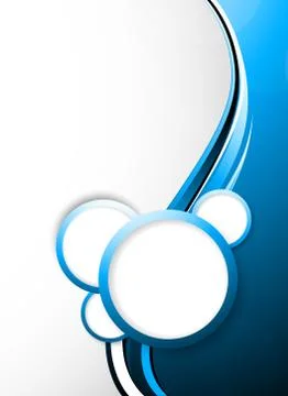 Abstract tech background with circles Stock Illustration