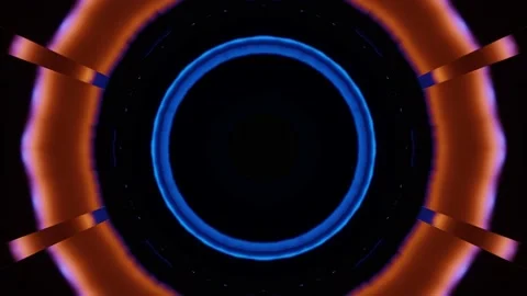 Abstract tech background design with seamless circular patterns and futuristic Stock Footage 157193372