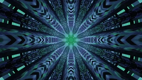 Abstract tech background design with seamless patterns and futuristic neon Stock Footage 157193897