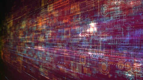 Abstract Tech Background | Stock Video | Pond5