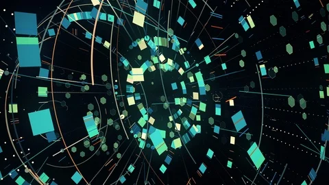 Abstract tech background Stock Footage 124561901