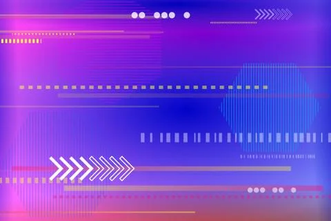 Abstract tech background with geometric shapes. Stock Illustration