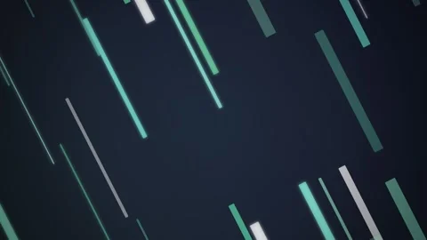 Abstract Tech Background: Geometric Stripes Motion Graphics with Blue and T.. Stock Footage 348421362